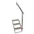 C.R. Brophy C.R. Brophy AHR3 Aluminum Scissor Stair Hand Rail - 3 Step AHR3